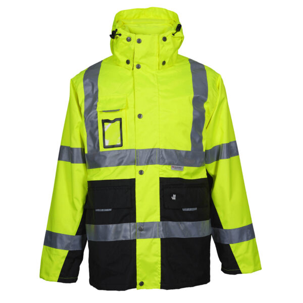 HIGH-VISIBILITY WORK PARKA